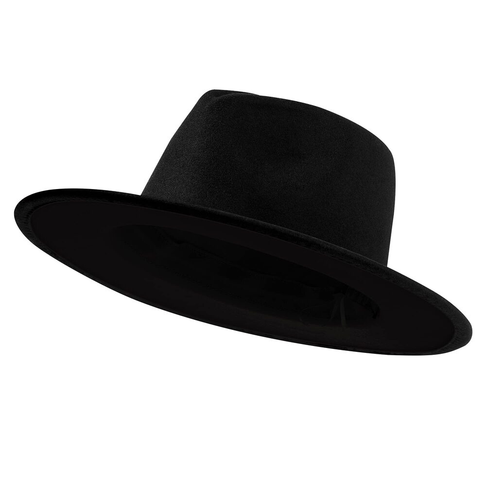 8895 Fedora Hats & Wide Brim Fedora Felt Panama Hat 's Dress Hats with Belt